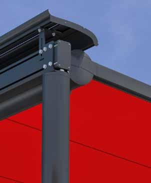 markilux syncra 2 uno flex markilux syncra 2 uno flex // The practical awning frame for one folding-arm awning; Place it wherever you like Design and technology The wall structures of today often no