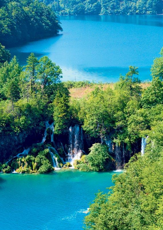 Plitvice Lakes National Park String of 16 lakes,