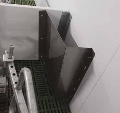 We can supply the following types of troughs: Plastic trough with stainless steel edges that is only suitable for installation in