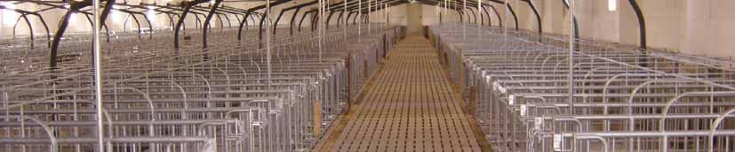 2. Gestation crates and group housing There are various kinds of