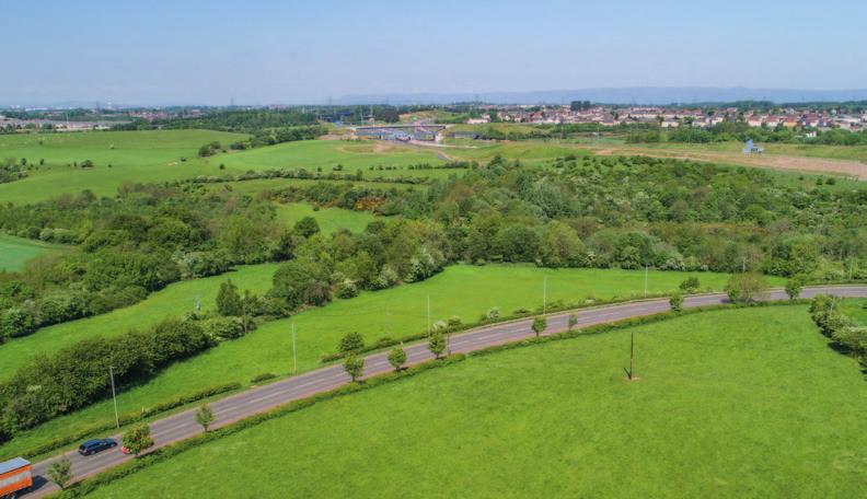 Part of the land to the east of the road serving Aitkenhead Farm is zoned within the 2012 North Lanarkshire Local Development Plan for Industrial and Business use (EDI 1 A1) and as such offers