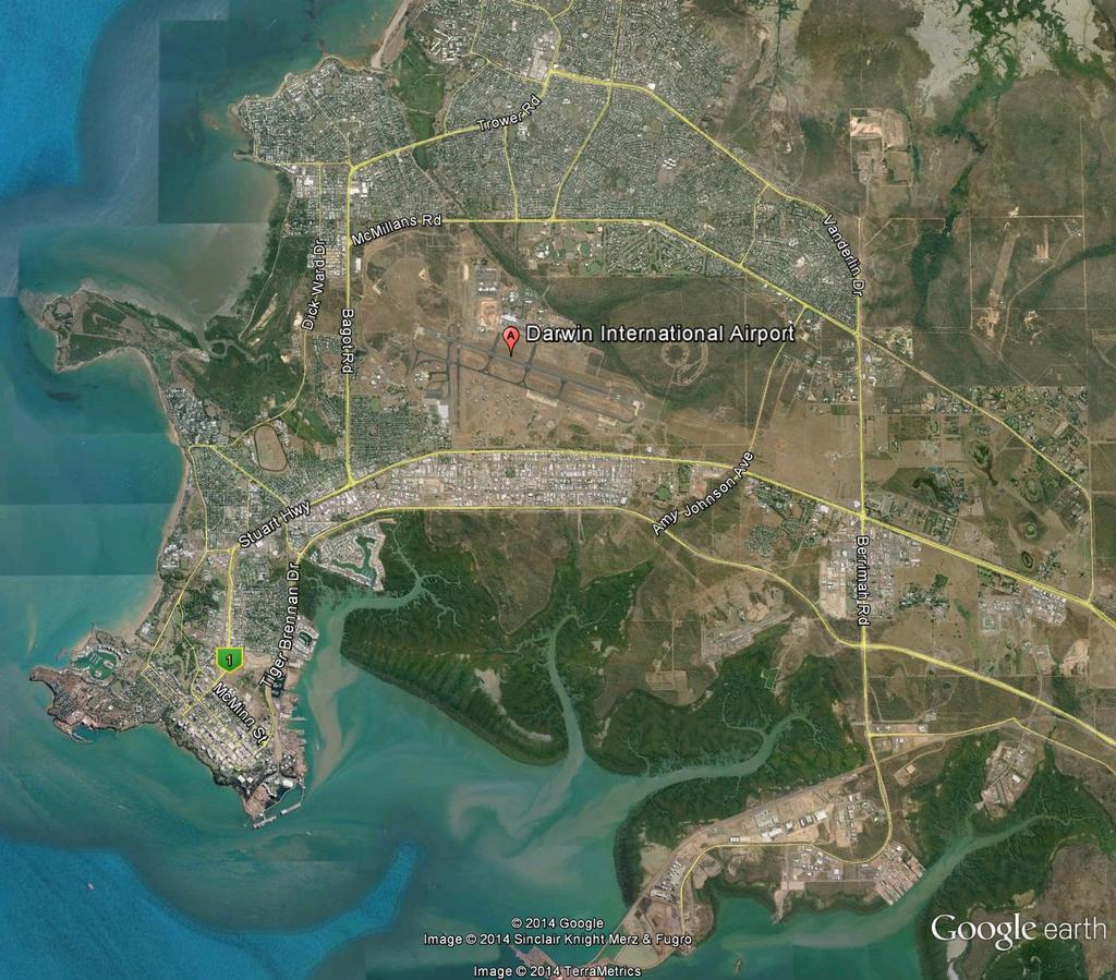 1 Introduction Darwin Airport is located within the city of Darwin, in the Northern Territory.