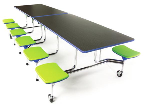 Features, Advantages & Benefits Seating Choices Open walkway between stools means easy access with no stumble bars