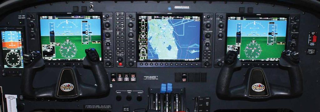 Avionics Safety Up Front. The benefits of the Garmin G1000 system with integrated GFC 700 autopilot are, by now, known to every pilot.