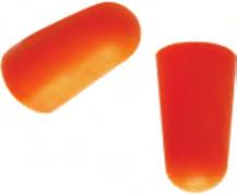 plastic ear plugs Two plugs per set - without cord