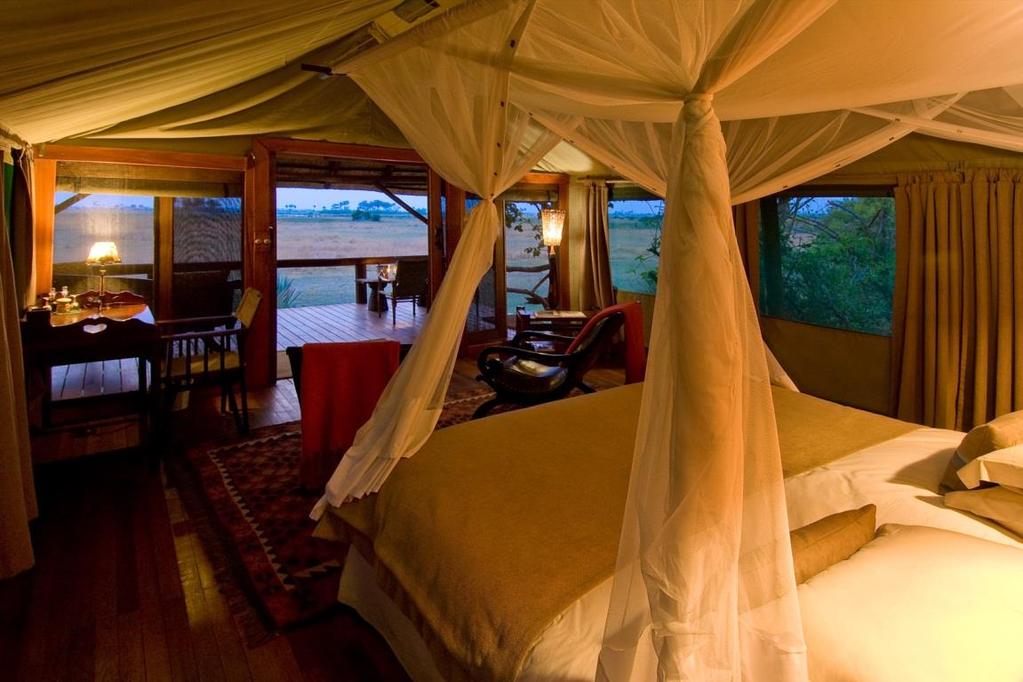 11 Selinda Camp offers game drives throughout the day, focusing primarily on early morning and late afternoon/early evening game drives.
