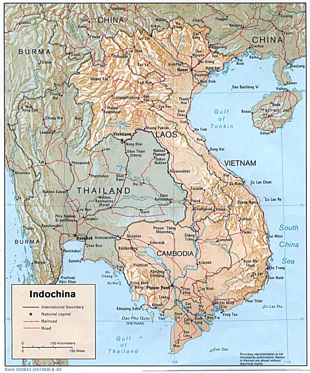 MAP OF INDO-CHINA