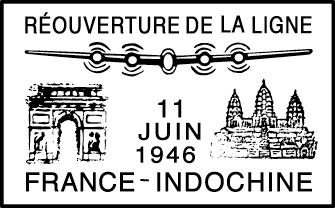 France Indochina 11-14 June 1946 When Air France reestablished service from