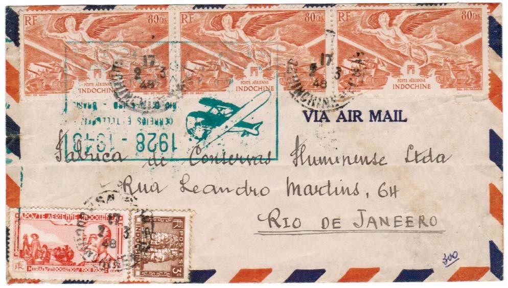 airmail service across the South Atlantic. () SAIGON R.P.