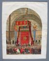 Category: 1862 London (12 to 12) Picture Description Lot # 12 - Multicolor picture of "The Opening of the International Exhibition.