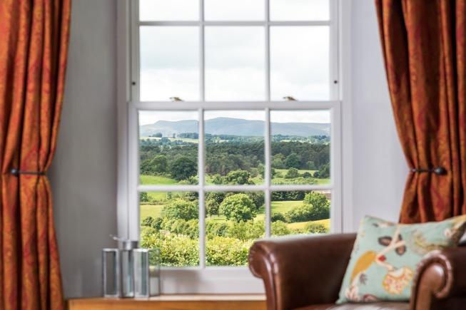 It is set on a hillside on the edge of pretty Eden Valley village of Kings Meaburn, surrounded by open countryside and having magnificent uninterrupted views, reaching Blencathra and the north Lake