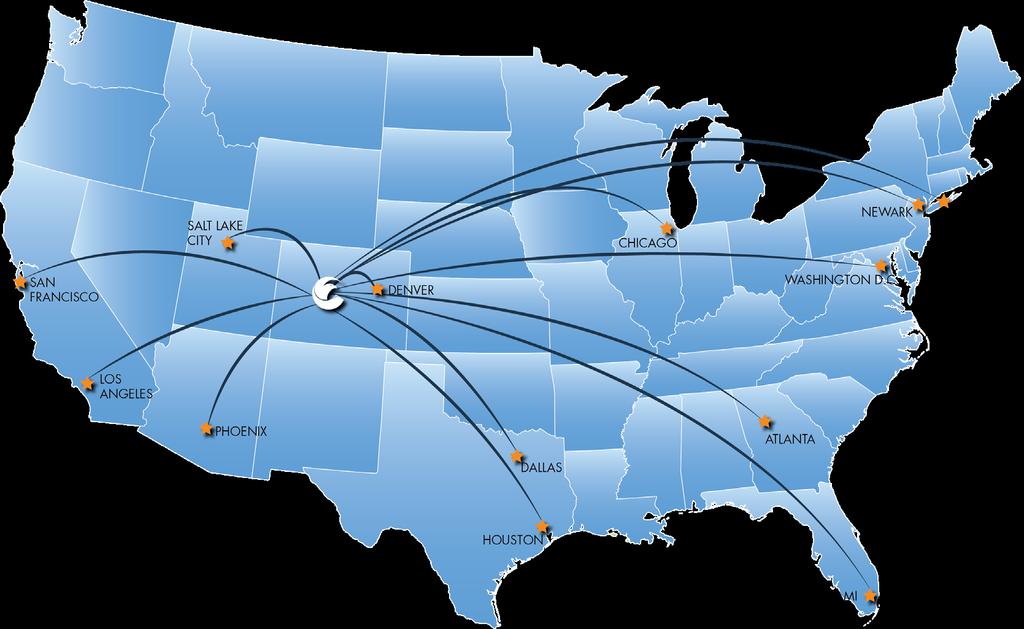 As a convenient gateway for both leisure and business travelers, and the many second-home owners that call Eagle County home away from home, the Airport is currently served by three major airlines-