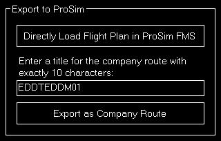 2018/09/01 05:24 13/14 Flight Plan Export to Flight Sim Labs A320 MCDU If you have installed the Flight Sim Labs A320-X product you can also export a flight plan directly to the MCDU.