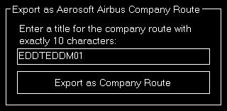 Note: This export will only work if the Flight Sim Labs AOC Service is running (check if a directory \FSLabs\AOCService\Uplink\ exists below the flight simulator installation directory).