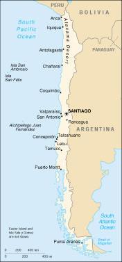 Chile southern South America 756,95 temperate, dessert in North and