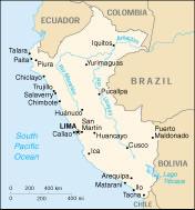 Peru South America, between Chile and Ecuador 1,285,22 Tropical,Dry Desert, Temperate 6,768 Copper, silver, gold, petroleum, timber, fish, iron