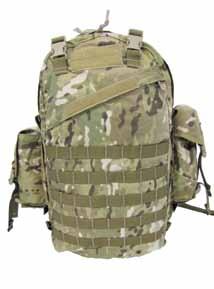Capacity: 2250 cubic inches Three Day Assault Pack LBT-1476A Perfect for direct action missions requiring up to three days of gear Heavy duty reinforced carry handle Covered port for hydration system