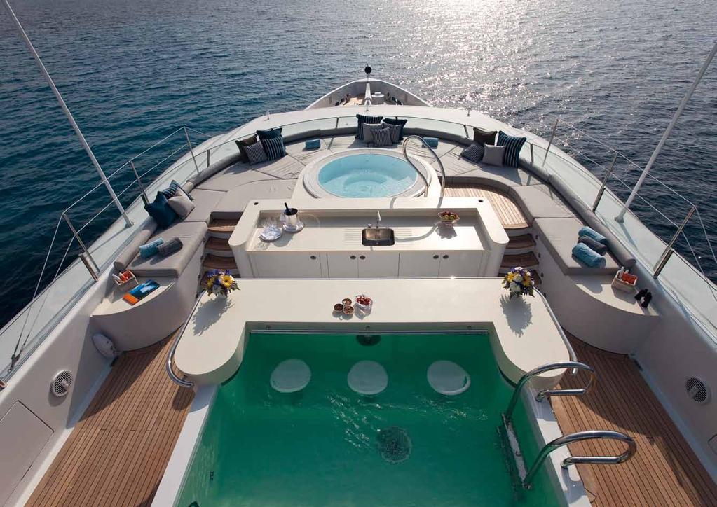 The yacht has been designed to help enhance your personal health, well-being and enjoyment.