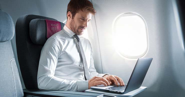 BENEFITS FOR CORPORATE CUSTOMERS Benefit from corporate conditions with Eurowings worldwide Eurowings represents a wide range of high-quality flights to attraktive destinations in Europe and the rest