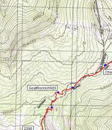 5-5805 ft TwinPeaksTR - Twin Peaks Trail #1144 junction - mi 2292.