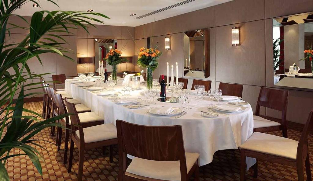 overlooking Westbourne terrace the Chestnut or a space for private dining this versatile is situated on a private corridor away from all Oak is a versatile space that can be arranged as Suite blends