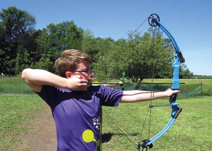 TEENS AND LEADERSHIP TEEN ARCHERY CAMP Entering grades 7 9 in fall, 2018 Member Participants: $225/week Non-Member Program Participants: $250/week Weeks of June 11, June 18, July 16 and July 30 Fine