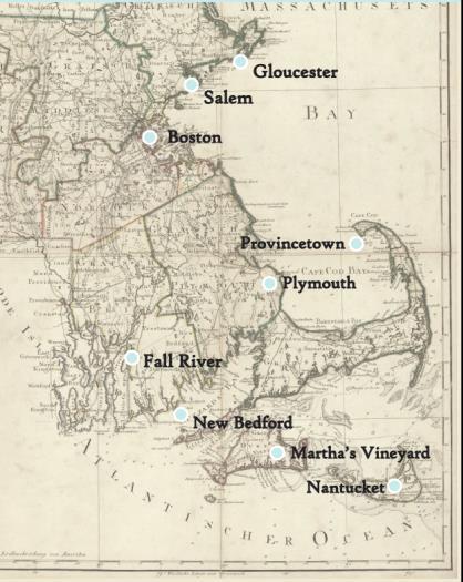 MASSACHUSETTS : SEAPORT ECONOMY Massachusetts has 9 historic ports, including New