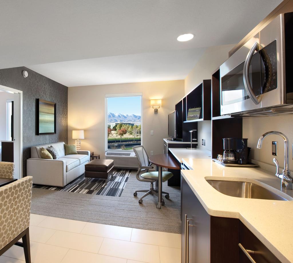 WHY HOME2 SUITES? Home2 Suites by Hilton is designed to appeal to both business and leisure travelers in the rapidly growing extended-stay segment.