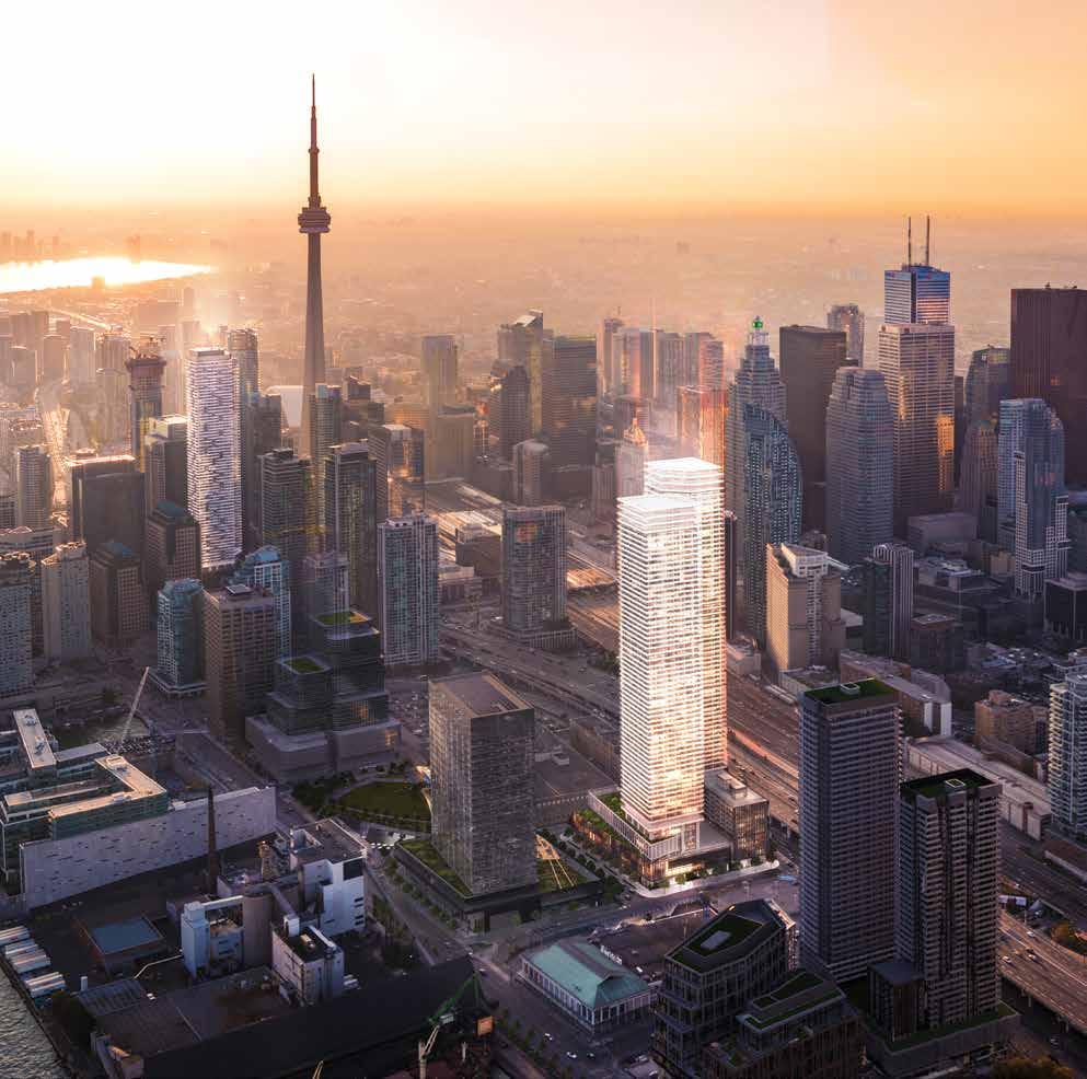A DEEP POOL OF INVESTMENT REASONS. Toronto s waterfront revitalization is the latest piece of the city s rebirth as a hub of creativity.