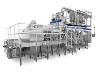SIG Combibloc Page 5 of 5 Filling machine: The combidome filling machine, capable of filling up to 12,000 carton packs per hour, offers manufacturers and fillers in the food and beverage industry the