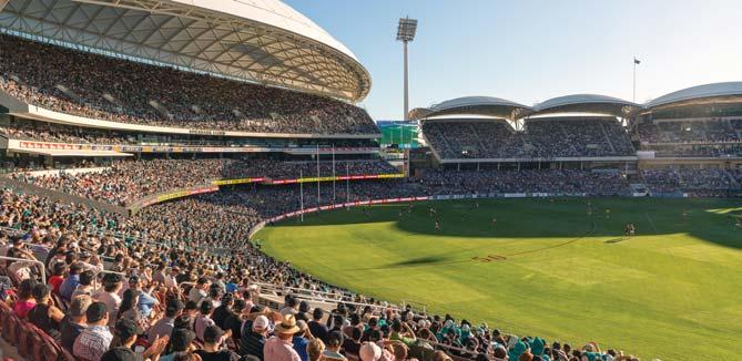 GETTING TO AND FROM There are a number of ways to get to and from Adelaide Oval on a match day, with the quickest and most efficient being by the new Adelaide Oval Footy Express bus, train and tram