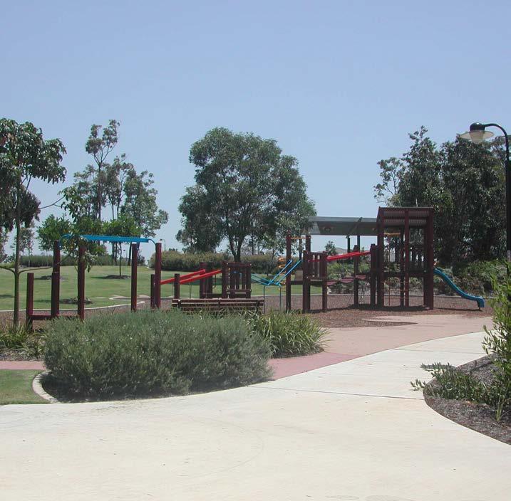 lawn space Playground Woodland edge