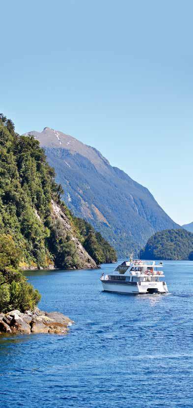 DOUBTFUL SOUND Wilderness Cruises 7hrs 45mins duration Doubtful Sound s beauty will take your breath away as you experience its wilderness on this three hour cruise.