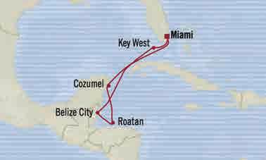 CARIBBEAN, PANAMA CANAL & MEXICO Reefs & Ruis MIAMI to