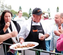 dressed of the day Wayne McGee and Keith Gridley (r) scrutinize entries in the Gourmet category
