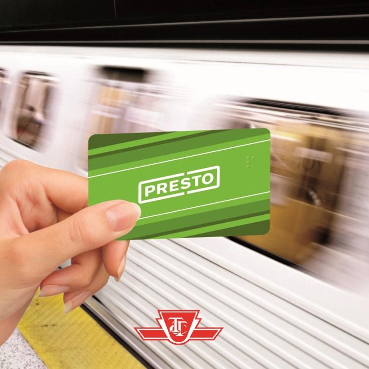 COMMUNICATING TO OUR CUSTOMERS AND STAFF ABOUT PRESTO PRESTO section on TTC.