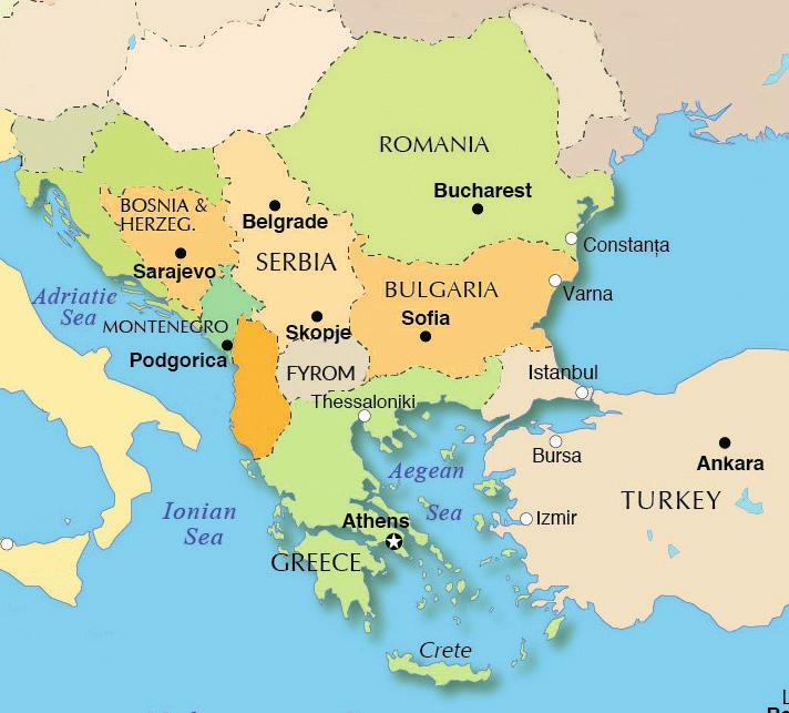 Countries in which Balkan Flexipass is valid The Balkan Flexipass is valid on the railway lines of Bulgaria (BDZ Passengers), Former Yugoslavian Republic of Macedonia (MZ-Transport), Romania (REGIO