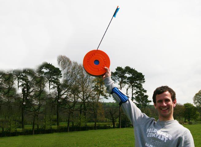 Action Archery - How good are you with a bow? Good enough to hit a flying disc?