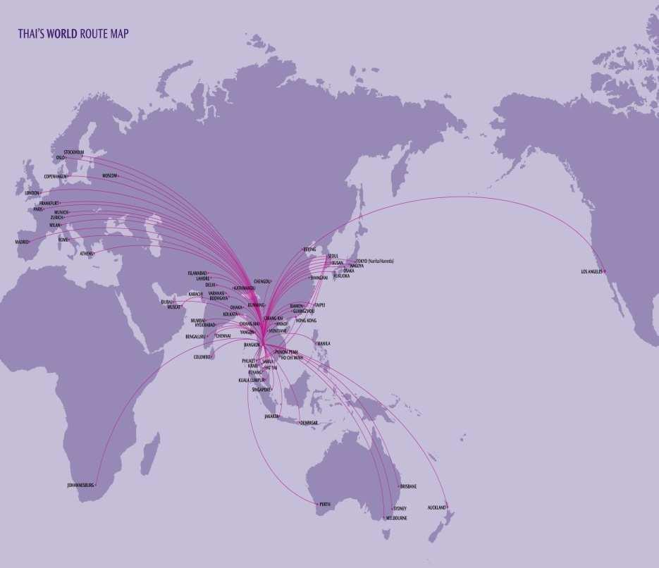 Changes were made to better reflect customer demand Summer Program Suspension routes 2011 Route Network Changes Increased Flight Frequency BKKMilan v.v. 3 to 4 flights/week BKKBrisbane v.v. 5 to 7 flights/week BKKAuckland v.