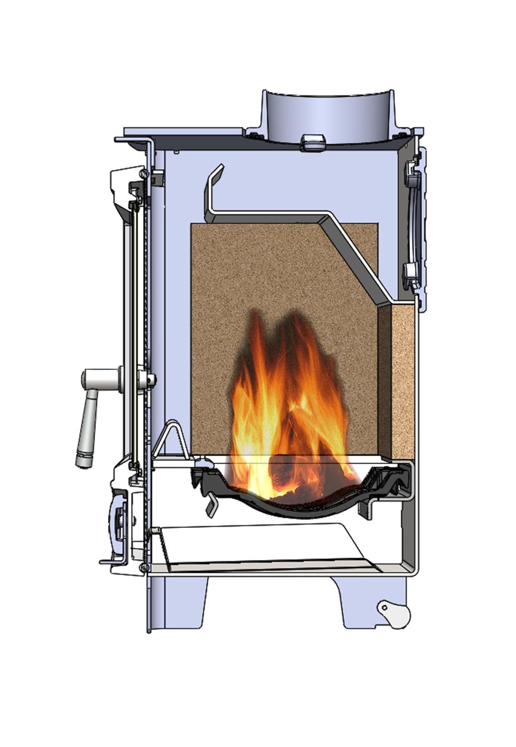 9 How heat is delivered by your stove Radiant Heat From Top Products Of Combustion Secondary Air Inlet Radiant Heat Through Glass Radiant Heat From Rear Primary Air Inlet Section Through Stove