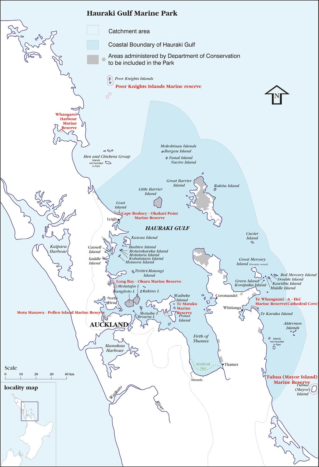 Case study Hauraki Gulf Marine Park: An integrated approach The Hauraki Gulf Marine Park covers 1.