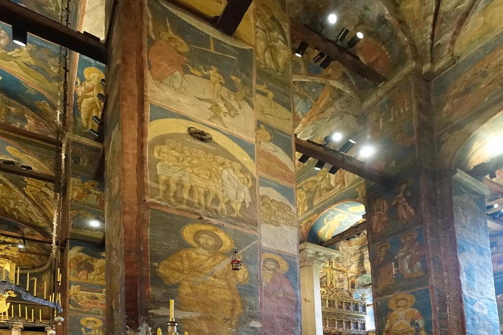 The Visoki Dečani frescos are