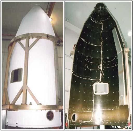 Integration Aft Shield Isolates Payload