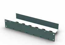 For cabinet racking use 2 rail. Bay widths can be 19, 21, 6Q, 7Q, 14Q, 15Q etc. Driven by qty of bays i.e. 2 x Rail per bay. Double quantity if rear mounting is required.