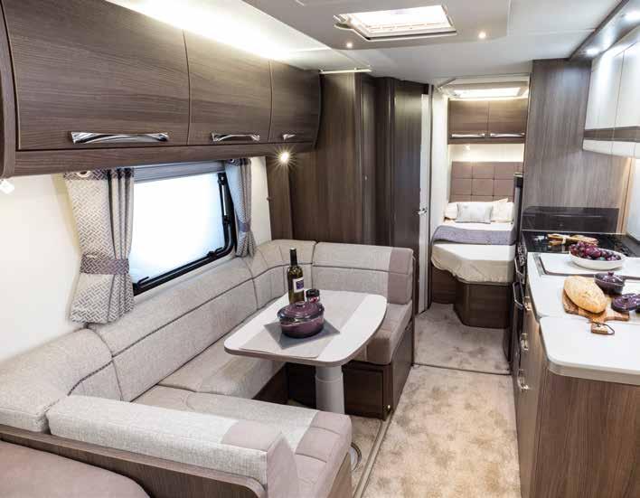 craftsmanship, it is a thoroughly modern caravan with unique and