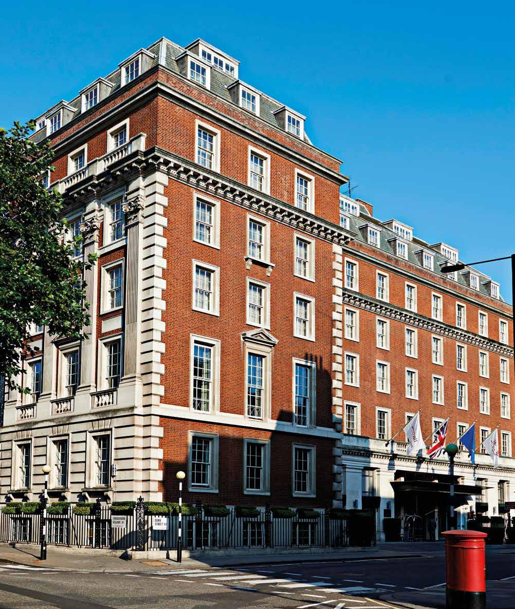 INTRODUCTION Home to one of the largest pillar-free ballrooms in London, the London Marriott Hotel Grosvenor Square is located in the heart of Mayfair and