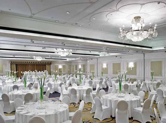 Complete with a dedicated kitchen and vehicular access it is the premium destination for large-scale award dinners, conferences and weddings in London.