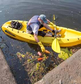 More than 30 volunteers turned out to repair mortar and operate locks on the Forth & Clyde Canal at Maryhill Locks during Volunteer Week 2016 as part of the Canal Volunteers project.