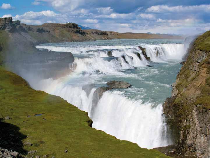 Gullfoss Falls Expedition Highlights Full circumnavigation of Iceland. Excellent bird & whale watching opportunities.