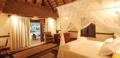 Lion Sands Honeymoon Suite Lion Sands is situated in the southern Kruger region and is the only property to have full access to the Sabie River.
